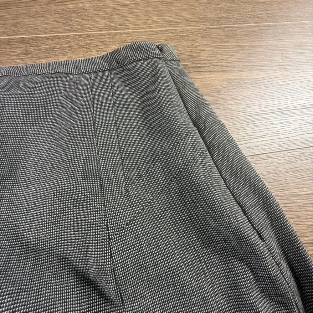 Express Design Studio Womens Grey Micro Houndstooth Pencil Skirt Size 8 Office